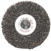 Anchor Products Crimped Wheel Brush, 3 in D, .008 in Carbon Steel Wire, 1 EA, #93725