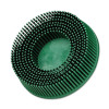 3M Scotch-Brite Roloc Bristle Discs, 3 in, 50, 15,000 rpm, Green, 10 BX, #7000000745