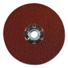 Weiler Tiger Aluminum Resin Fiber Discs, 5 in Dia, 5/8 Arbor, 50 Grit, Aluminum Oxide, 25 BX, #60612