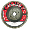 Weiler Saber Tooth Ceramic Flap Discs, 4 1/2 in, 36 Grit, 5/8 Arbor, 13,000 rpm, 10 BX, #50104