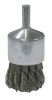 Weiler Vortec Pro Stem Mtd Knot Wire End Brushes, Stainless, 1 in Dia, .014 Wire, 10/CT, #36289