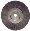 Weiler Narrow Face Crimped Wire Wheel, 6 in D x 3/4 W, .006 Stainless Steel, 6,000 rpm, 1 EA, #1675