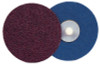 Weiler Plastic Button Style Blending Discs, Aluminum Oxide, 3 in Dia., 60 Grit, 50 EA, #60134