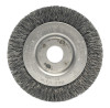 Weiler Narrow Face Crimped Wire Wheel, 3 in D, .0118 Steel Wire, 2 CTN, #234