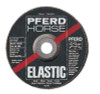 Pferd SG Depressed Center Wheel, 9 in Dia, 1/4 in Thick, 30 Grit Zirconia, 10 EA, #61608