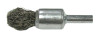 Weiler Controlled Flare End Brushes, Stainless Steel, 25,000 rpm, 1/2" x 0.014", 1 EA, #10314