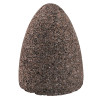 Carborundum Aluminum Oxide Portable Snagging Cone, Type 16, 2 X 3 X 3/8-24, A24-R, 1 EA, #5539564070