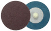 Weiler Plastic Button Style Blending Discs, Aluminum Oxide, 3 in Dia., 80 Grit, 50 EA, #60135