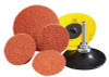 Norton Blaze Speed-Lok TR Coated-Cloth Discs, Ceramic, 1 1/2 in Dia., 120 Grit, Type 3, 100 BX, #66261043380
