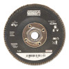 Anchor Products Abrasive High Density Flap Discs, 4 1/2 in Dia, 80 Grit, 5/8-11 Arbor, Type 27, 10 EA, #97934