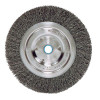 Weiler Vortec Pro Crimped Wire Wheel, 5 in D, .014 Carbon Steel, 6,000 rpm, Retail Pk, 1 EA, #36063