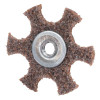 Merit Abrasives Surface Preparation Star 1 1/2 X 1/4-20 Coarse, 1 EA, #8834185923