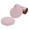 Carborundum Premier Red Aluminum Oxide Dri-Lube Paper Discs, 6 in Dia., P220 Grit, Sheets, 100 PK, #5539520283