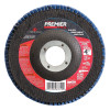 Carborundum Premier Red Zirconia Alumina Type 27 Flap Discs, 7 in, 36 Grit, 5/8 in Arbor, 1 EA, #5539564056