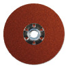 Weiler Tiger Ceramic Resin Fiber Discs, Ceramic Aluminum Oxide, 5 in Dia, 36 Grit, 25 BX, #69858