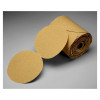 3M Stikit Gold Paper Disc Rolls, Aluminum Oxide, 5 in Dia, P220 Grit, 1 RL, #7000118105