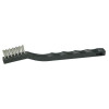 Weiler Small Hand Scratch Brushes, 7 1/2 in, Stainless Steel Wire, Plastic Handle, 36 EA, #44806