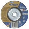 Norton Type 27 NorZon+ Depressed Center Wheel, 4 .5" Dia, 1/4" Thick, 5/8" Arbor, 10/PK, 10 BX, #66252843326