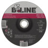 B-Line Depressed Ctr Combo Wheel, 7 in dia, 1/8 in Thick, 5/8 in-11 Arbor, 30 Grit, 10 PK, #90903