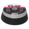 B-Line Cup Wheel, 6 in dia, 2 in Thick, 5/8 in-11 Arbor, 36 Grit, Alum Oxide, 8 PK, #90995
