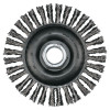 Advance Brush Stringer Bead Twist Knot Wheel, 4 D x 3/16 W, .02 Stainless Steel, 20,000 rpm, 1 EA, #82307