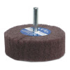 Merit Abrasives Non-Woven Flap Wheels with Mounted Steel Shank, 3 in, 240 Grit, 12,000 rpm, 1 EA, #66261189992