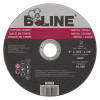 B-Line Cutting Wheel, 6 in dia, 0.045 in Thick, 7/8 in Arbor, 60 Grit, Alum Oxide, 25 BX, #90891