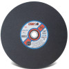 CGW Abrasives Stationary Saw Wheel, Type 1 Fast Cut, 12 in Dia, 1/8 Thick, 24 Grit Alum. Oxide, 10 EA, #70105