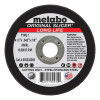 Metabo Slicer Cutting Wheel, Type 1, 4 1/2 in Dia, 1/16 in Thick, 36 Grit Alum. Oxide, 1 EA, #655332000
