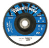 Weiler Big Cat High Density Flat Style Flap Discs, 7", 40 Grit, 7/8" Arbor, 8,600 rpm, 1 EA, #50823