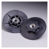 3M Disc Pad Hubs, 4 1/2 in Dia, Hard, Black, 1 EA, #7100080331