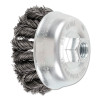 Advance Brush COMBITWIST Knot Wire Cup Brush, 3 1/2 in Dia., .014 in Carbon Steel Wire, 1 EA, #82401