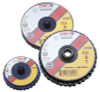 CGW Abrasives Flap Discs, Mini, Zirconia, Quick Change, Type R, 2 in, 60 Grit, 24,000 rpm, 1 EA, #30004