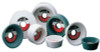 CGW Abrasives Tool & Cutter Wheels, White Aluminum Oxide, Type 11, 4X2, 20 mm" Arbor, 80, J, 10/BX, #34900
