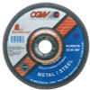 CGW Abrasives Cut-Off Wheel, Type 27, 6 in Dia, .045 in Thick, 60 Grit Zirconia/Alum., 1 EA, #45007