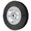 Advance Brush Wide Face Crimped Wire Wheel Brush, 10 D x 2 1/8 W, .012 Carbon Steel, 3,600 rpm, 1 EA, #81253