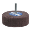 Merit Abrasives Non-Woven Flap Wheels with Mounted Steel Shank, 2 in, 120 Grit, 12,000 rpm, 1 EA, #8834131921