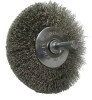 Weiler Narrow Face Concave Wire Wheel, 3 in D, 1 EA, #17937