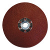 Weiler Tiger Aluminum Resin Fiber Discs, 5 in Dia, 5/8 Arbor, 120 Grit, Aluminum Oxide, 25 BX, #60616