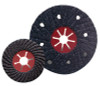CGW Abrasives Semi-Flex Sanding Discs, Aluminum Oxide, 4 1/2 in Dia., 80 Grit, 25 BOX, #35837