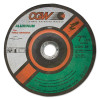 CGW Abrasives Depressed Center Wheel, Type 27, 4 1/2 in Dia, 1/4 in Thick, 30 Grit Alum. Oxide, 1 EA, #36107