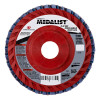 Carborundum Medalist YP 2788 R Flap Discs, Type 27, 4 1/2 x 7/8 in, 60 Arbor, 33,300 rpm, 10 EA, #5539567812