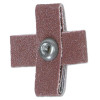 Merit Abrasives Cross Pads, Aluminum Oxide, 1 1/2 x 1 1/2 x 1/2, 100 Grit, 1 EA, #8834182196