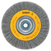 DeWalt Bench Grinder Brushes, 8 in Dia., 3/4 in, 0.014 in, Carbon, 4,000 rpm, 1 EA, #DW4906
