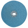 CGW Abrasives Resin Fibre Discs, Zirconia, 7 in Dia., 60 Grit, Flat, 25 BOX, #48125