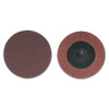Merit Abrasives ALO Plus PowerLock Cloth Discs-Type III, Aluminum Oxide, 3 in Dia., 50 Grit, 50 EA, #8834164500