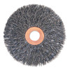 Anchor Products Stainless/Aluminum Small Crimped Wheel Brushes, 3 x 5/8, 0.014, 1/2 - 3/8", 1 EA, #93067