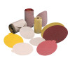 Carborundum Premier Red Aluminum Oxide Dri-Lube Paper Discs, 3 1/2 in Dia., P80 Grit, 1 EA, #5539520624