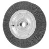 Advance Brush Wide Face Crimped Wire Wheel Brush, 10 D x 2 1/8 W, .014 Carbon Steel, 3,600 rpm, 1 EA, #81254