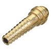 Western Enterprises Spiral & NPT Hose Nipples, 200 PSIG, Brass, 3/16 in Hose ID, 1 1/4 in, 1 EA, #13